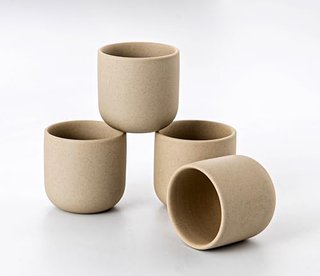 Espresso Cups Set of 4 - Ceramic Demitasse Cups