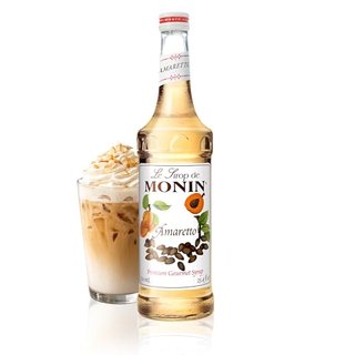 Monin Amaretto Syrup - Almond-Caramel Cookie Flavor