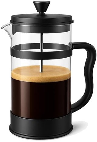 Utopia Kitchen Borosilicate Glass French Press Coffee Maker