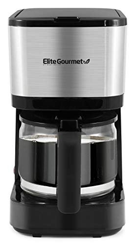 Elite Gourmet Automatic 5-Cup Brew & Drip Coffee Maker