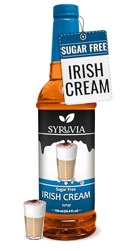 Syruvia Sugar Free Irish Cream Coffee Syrup