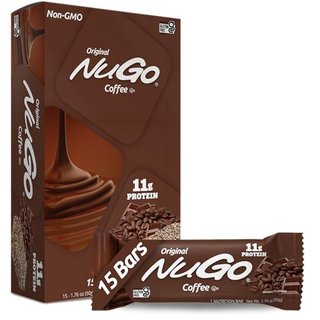 NuGo Protein Bar, Coffee, 11g Protein, Gluten Free