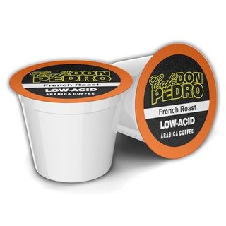 Cafe Don Pedro French Roast Low Acid Coffee Pods