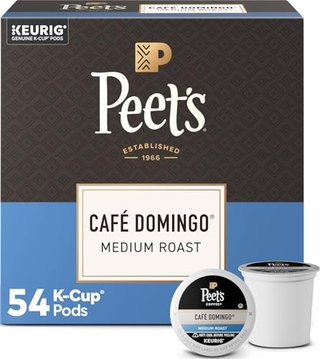 Peet's Café Domingo Medium Roast K-Cup Pods