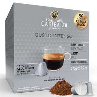 Gran Caffè Garibaldi Espresso Pods, Strong & Intense Dark Roast