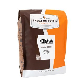 Fresh Roasted Coffee, Kenya AA, Medium-Dark Roast, Whole Bean