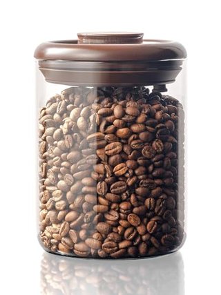 Tourdeus Glass Coffee Bean Jar