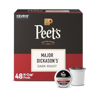 Peet's Major Dickason's Blend Dark Roast K-Cup Pods - 48 Count