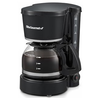 Elite Gourmet Automatic 5-Cup Brew & Drip Coffee Maker