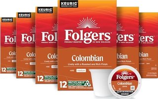 Folgers Colombian Medium Roast Coffee K-Cup Pods