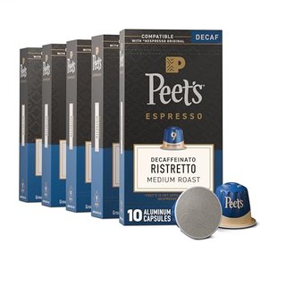 Peet's Medium Roast Decaf Espresso Capsules