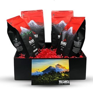 Exotic Peaberry Coffee Gift Box, Ground, Fresh Roasted