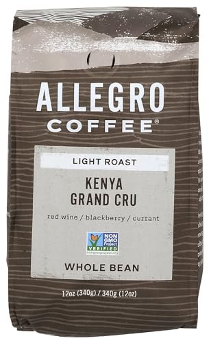 Allegro Coffee Kenya Grand Cru Whole Bean Coffee