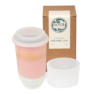 NOVA CERAMICS Travel Mug - 16oz Green Tumbler
