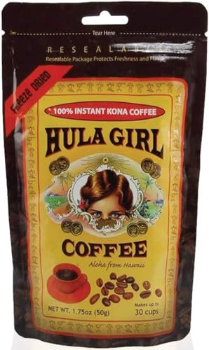 Kona Coffee 100% - Premium Freeze Dried Instant Coffee