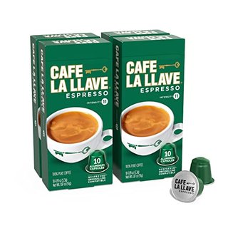 Cafe La Llave Latin Style Espresso Pods Dark Roast Compatible with Nespresso Original Line