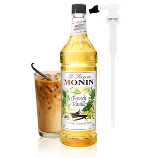 Monin French Vanilla Syrup with BPA Free Pump