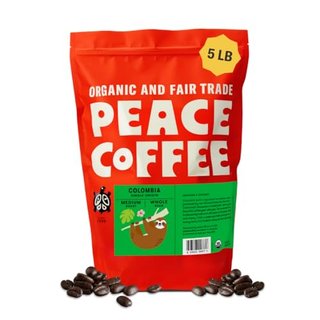 Peace Coffee Colombia Single Origin Whole Bean Medium Roast