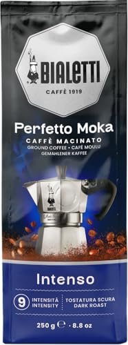 Bialetti Perfetto Moka Café Moulu Intenso Dark Roast