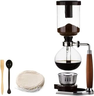 5 Cup Siphon Coffee Maker with Wooden Handle