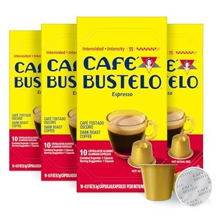 Café Bustelo Aluminum Espresso Capsules, Dark Roast