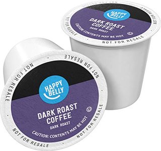 Happy Belly Dark Roast Coffee Pods - 100 Count