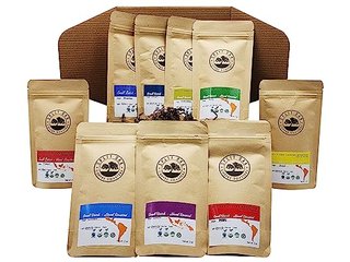 Best Coffee Gift Box Set - 9 Assorted Whole Bean Coffees