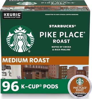 Starbucks Pike Place Roast K-Cup Coffee Pods - 96 Count