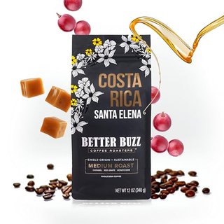 Better Buzz Costa Rica Medium Roast Whole Bean Coffee 12oz