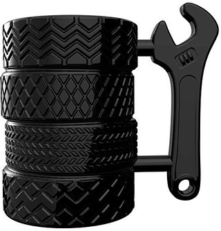 MISHOWNET Tire Coffee Tea Mug for Car Lovers