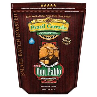 Don Pablo Gourmet Coffee - Brazil Cerrado - Medium Dark Roast - Whole Bean