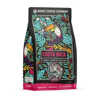 Costa Rica Single-Origin Whole Coffee Beans, Low Acid Medium Roast