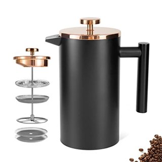 Meelio Stainless Steel French Press Coffee Maker