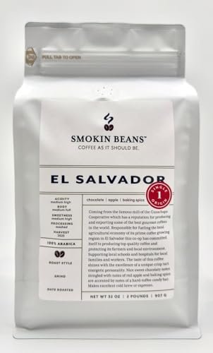 Smokin Beans El Salvador Coffee - Medium Roast, Whole Bean