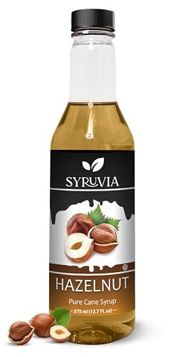 Syruvia Hazelnut Coffee Syrup - 12.7 fl oz