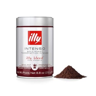 Illy Ground Coffee Moka - Intenso Dark Roast