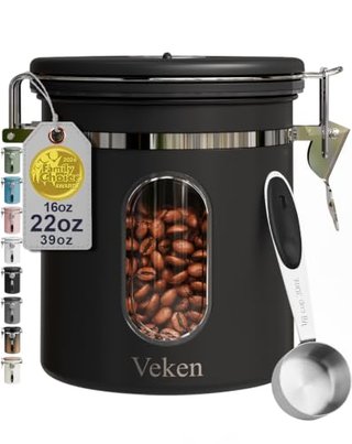 Veken Coffee Canister with Window