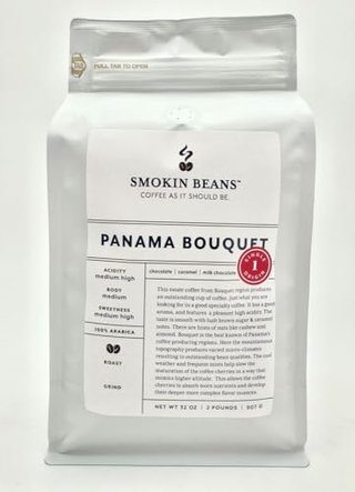 Smokin Beans 2-Pound Panama Bouquet Freshly Roasted Coffee