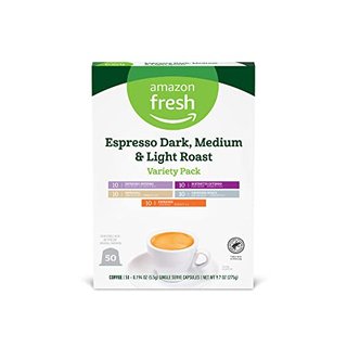 Amazon Fresh Espresso Variety Pack Aluminum Capsules