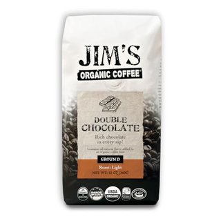 Jim's Organic Coffee – Double Chocolate Ground Coffee