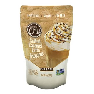 Coconut Cloud Frappe: Dairy-Free Salted Caramel Latte