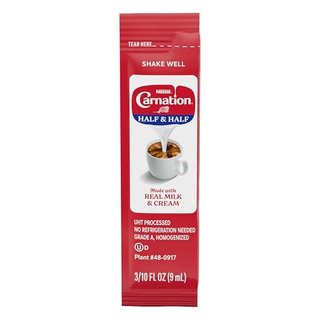 Nestle Carnation Coffee Creamer Half and Half Liquid Stick Pack