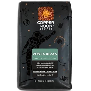 Copper Moon Medium Roast Whole Bean Coffee, Costa Rican Blend
