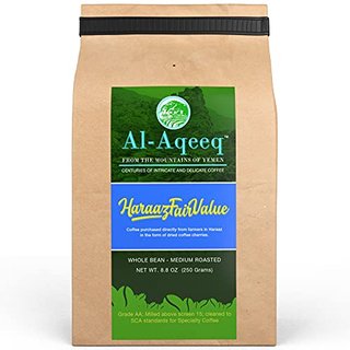 Al-Aqeeq Whole Bean Yemen Coffee, Haraaz Region
