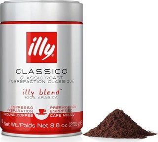 Illy Classico Ground Espresso Coffee, Medium Roast