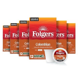 Folgers Colombian Medium Roast Coffee K-Cup Pods