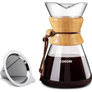 COSORI Pour Over Coffee Maker with Stainless Steel Filter