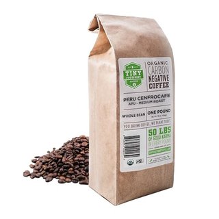 Tiny Footprint Coffee - Fair Trade Organic Peru APU Medium Roast Whole Bean Coffee