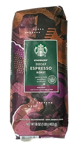 Starbucks Decaf Espresso Whole Bean Coffee