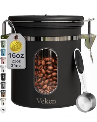 Veken Coffee Canister with Window